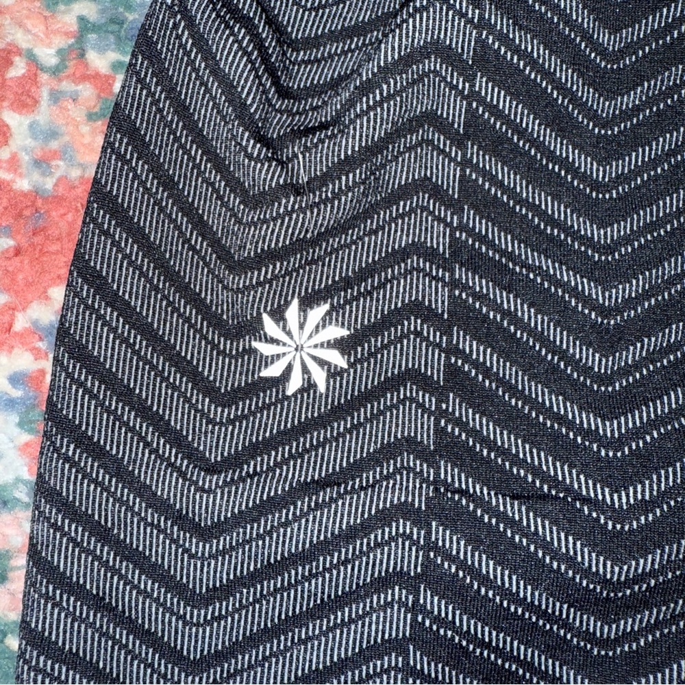 Athleta Finish Fast Racerback Chevron Striped Tank Top - Picture 3 of 4